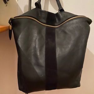 backpack and shoulder bag